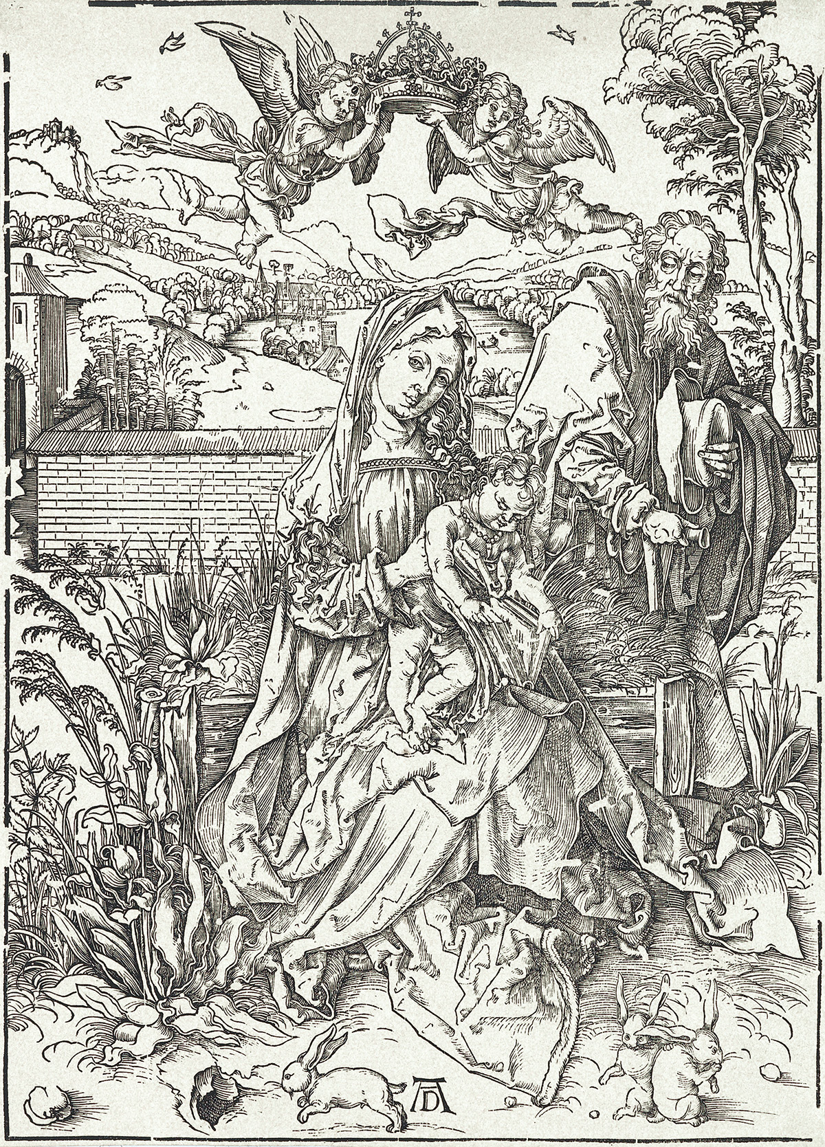 ALBRECHT DÜRER The Holy Family with the Three Hares.